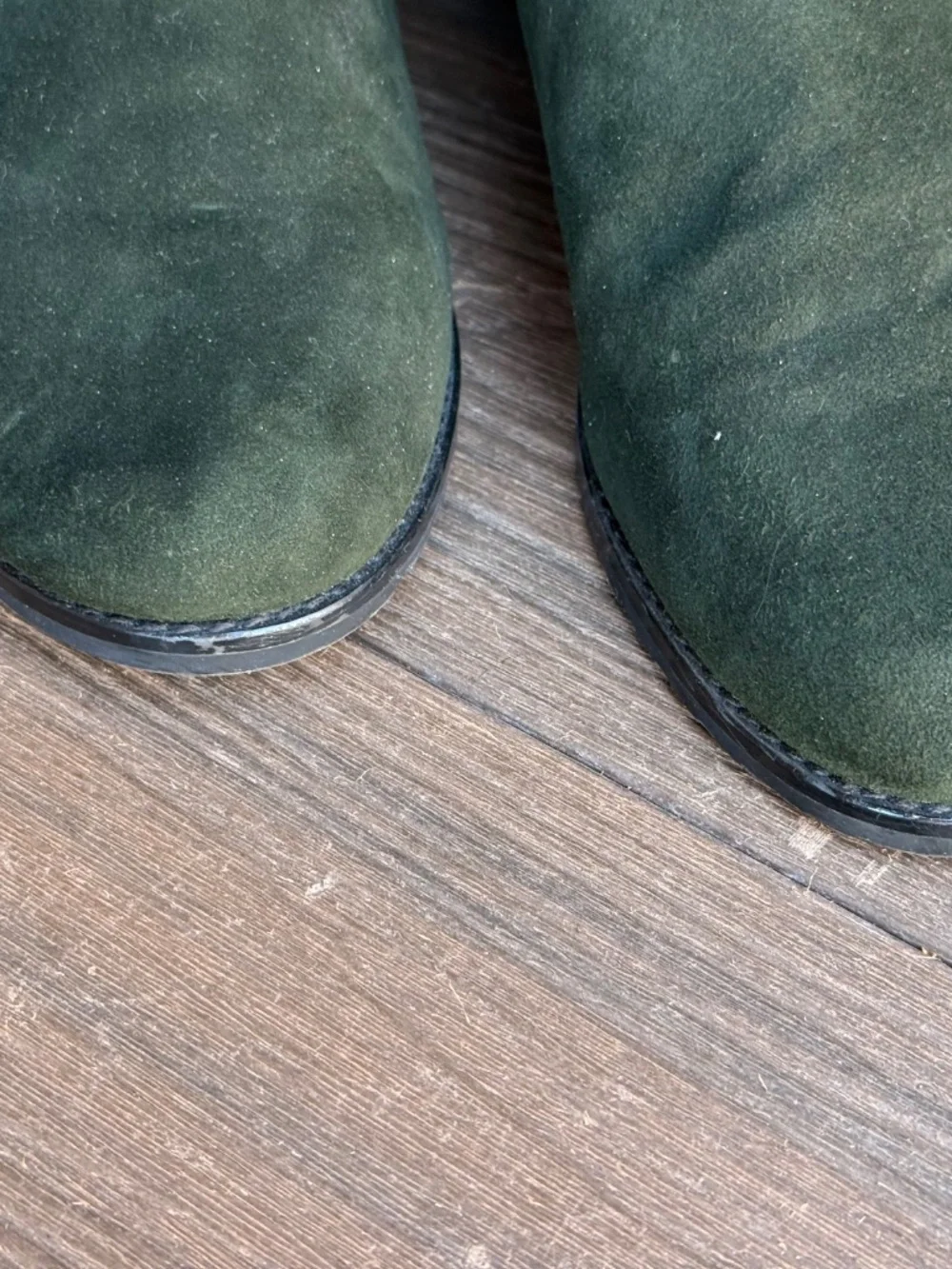 Stuart Weitzman Forrest Green 5050 suede boot size 7.5